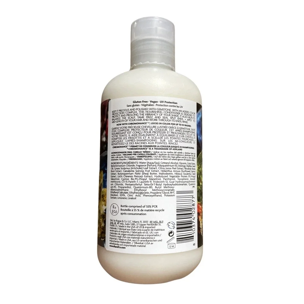 R+Co Gemstone Conditioner 8.5 oz Color Safe UV Protection Vegan Hair Care‎ New